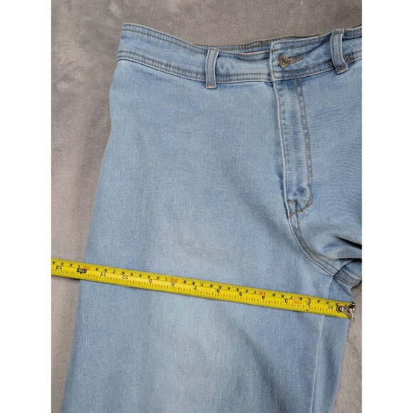 Guess Wide Leg Jeans Womens Size 30 High Rise Distressed Hem Hipster Y2K Preppy - Picture 9 of 10
